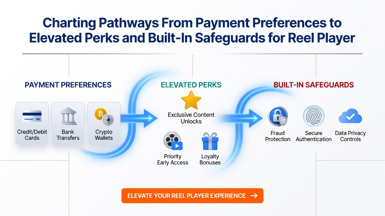Secure transaction pathways illustrated with slot gameplay and safeguard icons