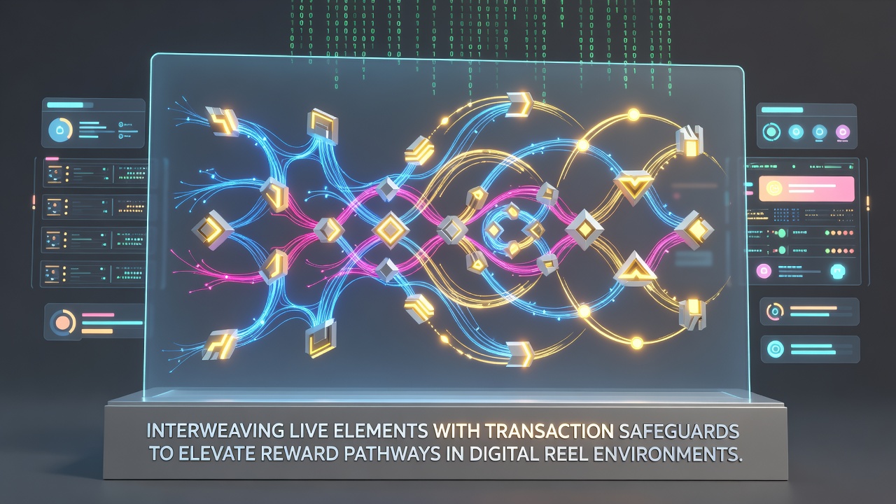 Digital slot interface showing integrated live elements and secure transaction pathways