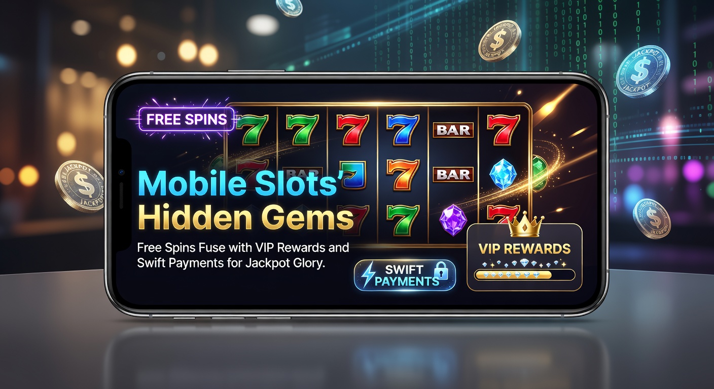 Elegant VIP lounge graphic on a mobile device, featuring golden free spin wheels, reward badges, and a jackpot meter ticking upward with payment lightning bolts