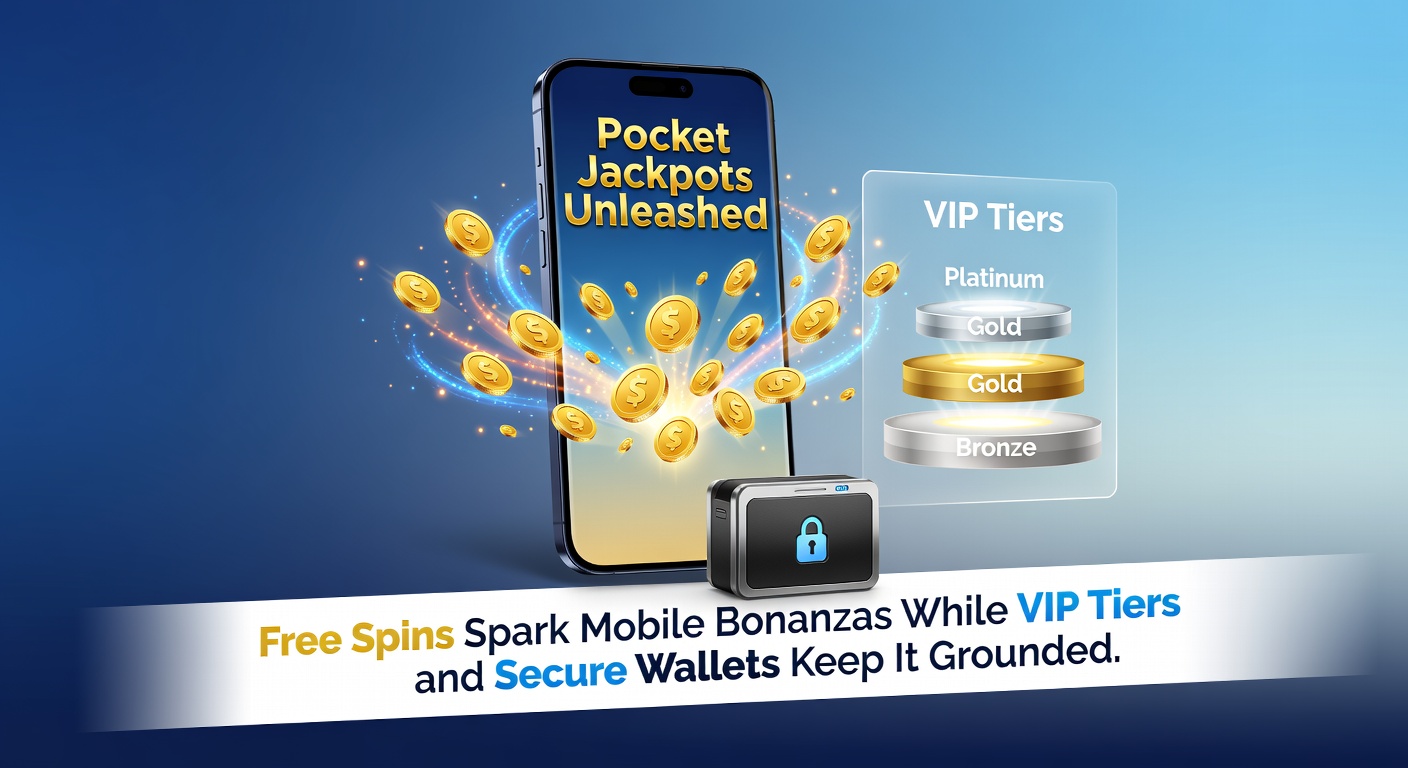 Vibrant mobile slot screen showing cascading free spins and jackpot symbols exploding in a handheld device, capturing the excitement of on-the-go wins