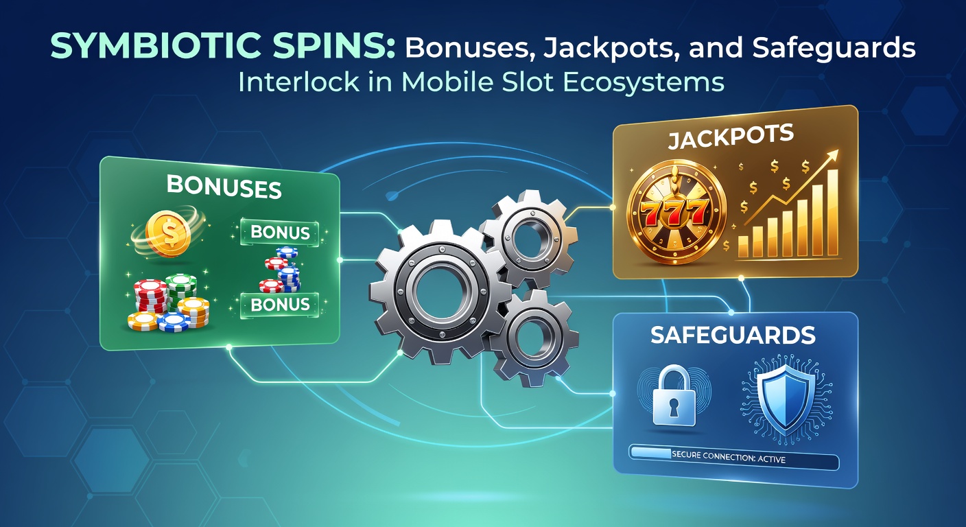 Dynamic screenshot of a mobile slot screen displaying a jackpot wheel activated by bonus symbols, surrounded by safety icons