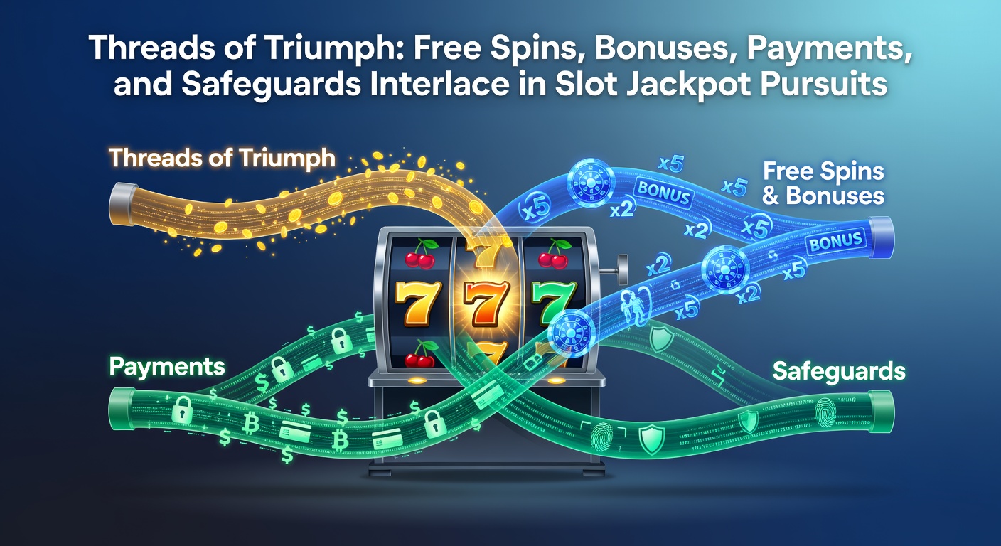 Dynamic illustration of bonus wheels, coin cascades, and jackpot meters rising alongside payment icons and shield protections